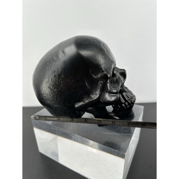 Metal Accent Black Matte Skull (aprox 6”x7”) - Picture 10 of 10